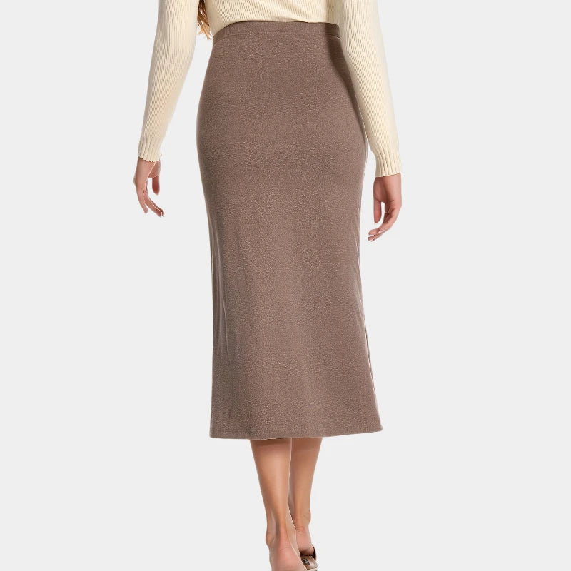 Gleame.-Rokken-Gleame rok - elegante lange rok met elastische taille