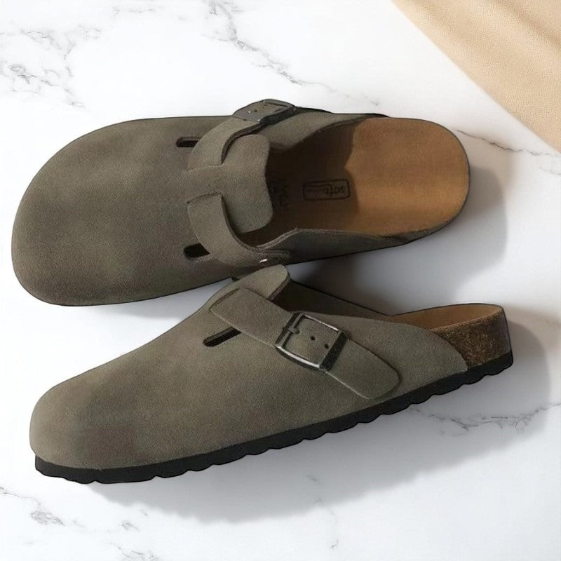 Gleame.-Sandalen-Gleame Clogs - Premium unisex leren sandalen met gesp in diverse kleuren