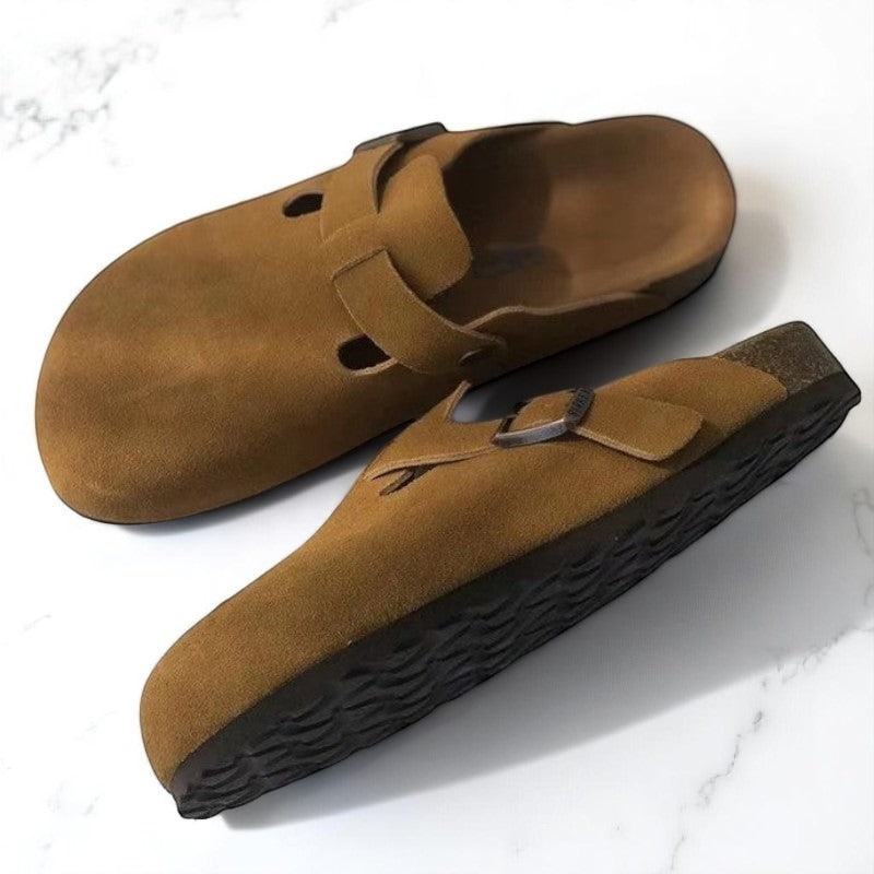 Gleame.-Sandalen-Gleame Clogs - Premium unisex leren sandalen met gesp in diverse kleuren