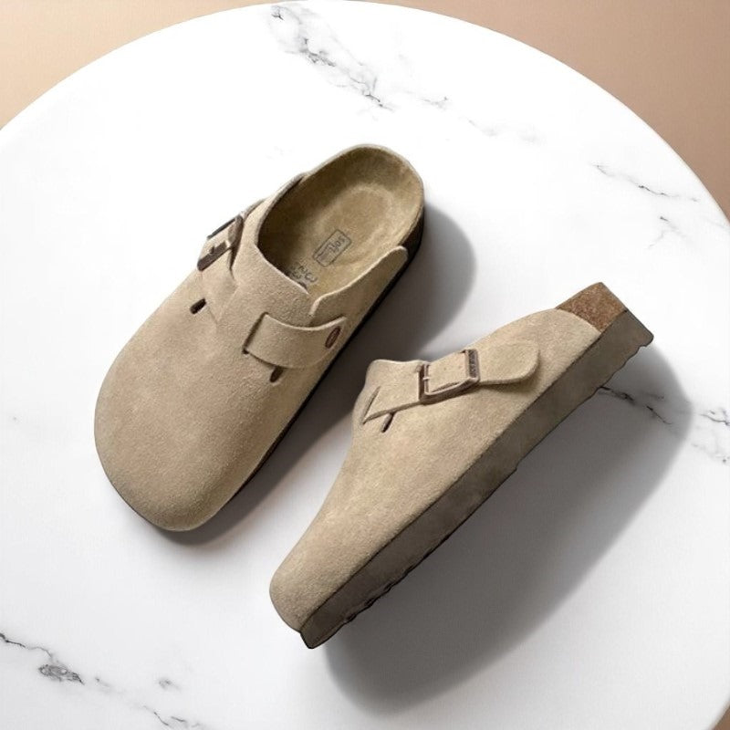Gleame.-Sandalen-Gleame Clogs - Premium unisex leren sandalen met gesp in diverse kleuren