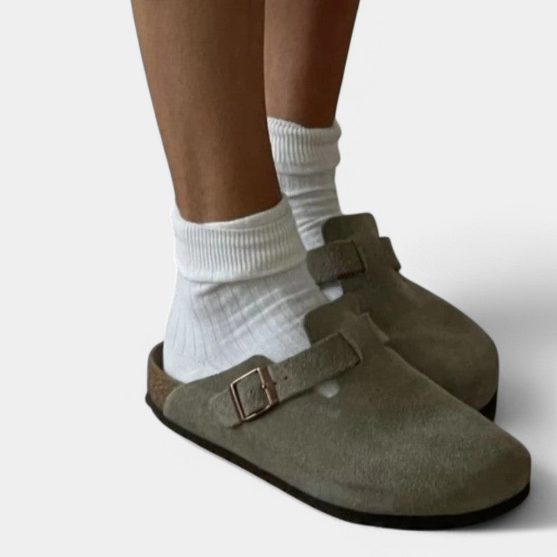 Gleame.-Sandalen-Gleame Clogs - Premium unisex leren sandalen met gesp in diverse kleuren