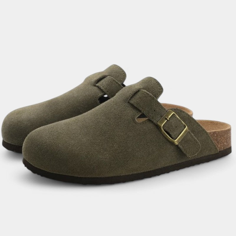 Gleame.-Sandalen-Gleame Clogs - Premium unisex leren sandalen met gesp in diverse kleuren