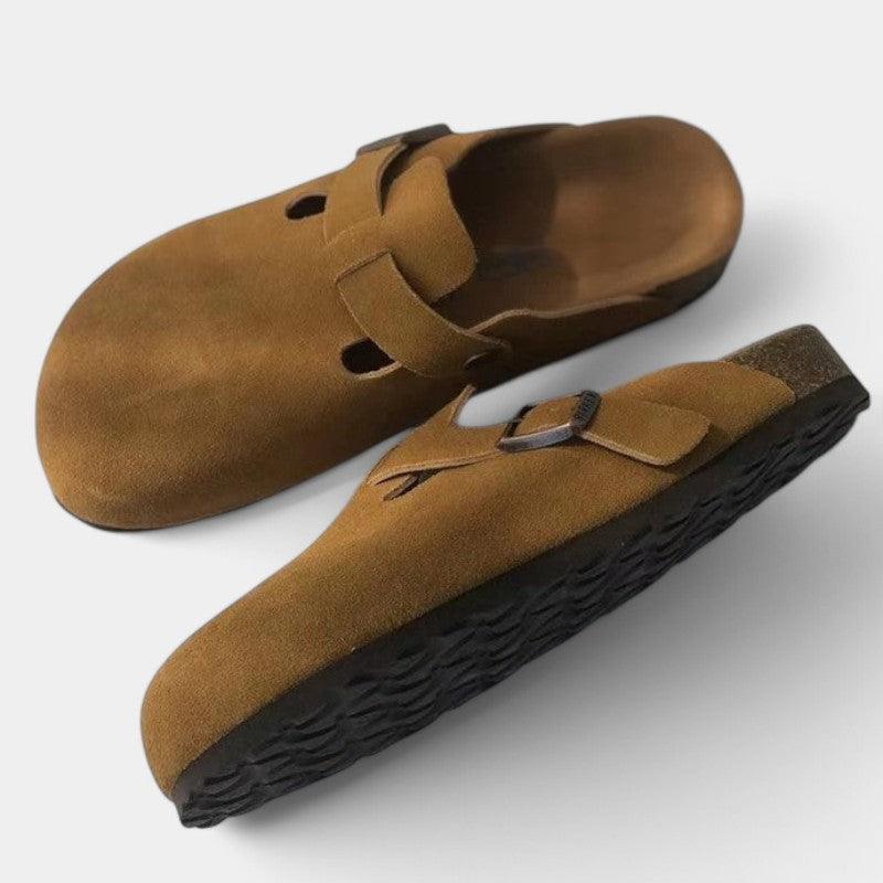 Gleame.-Sandalen-Gleame Clogs - Premium unisex leren sandalen met gesp in diverse kleuren