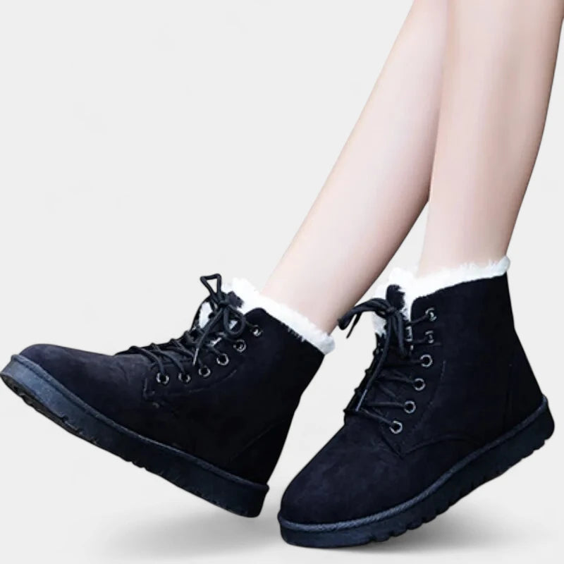 Gleame.-Schoenen-Gleame Ankle boots - Warme en comfortabele veterschoenen voor dames