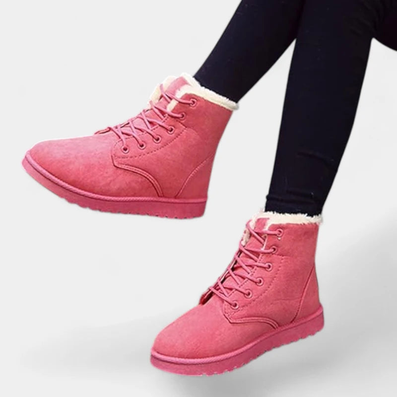 Gleame.-Schoenen-Gleame Ankle boots - Warme en comfortabele veterschoenen voor dames