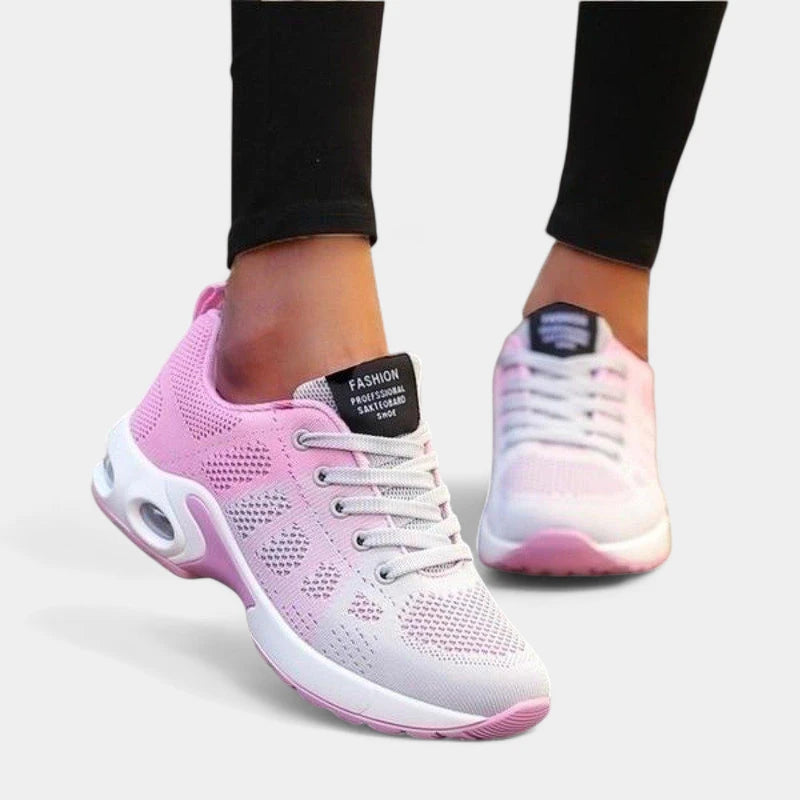 Gleame.-Schoenen-Gleame Dameschoenen - Lichtgewicht wandelschoenen in paars en blauw