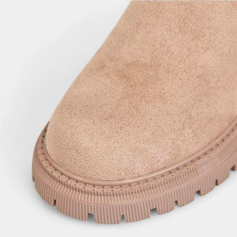 Gleame.-Schoenen-Gleame Dameslaarzen - Casual warme laarzen met ritssluiting