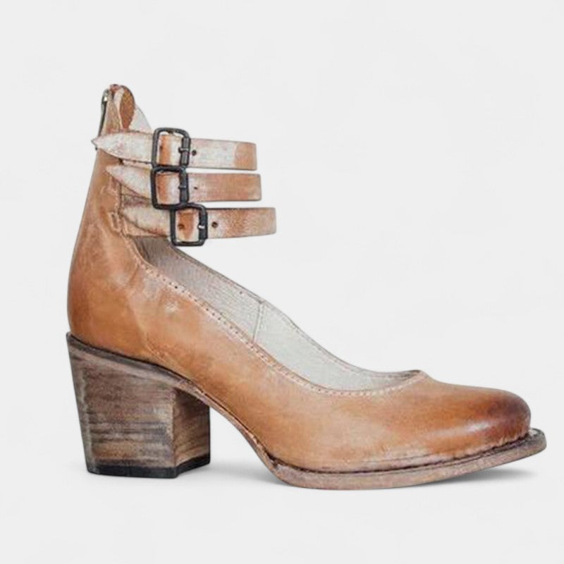 Gleame.-Schoenen-Gleame Hakken - Elegante dames pumps met enkelbandje