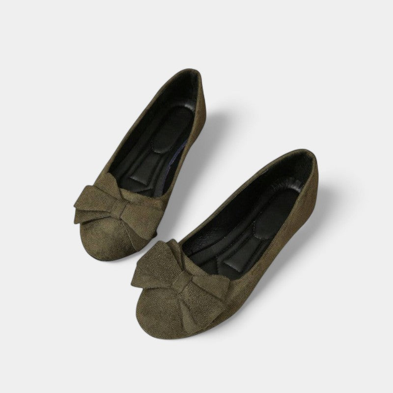 Gleame Ballerinas - Instappers voor dames met strik in diverse kleuren