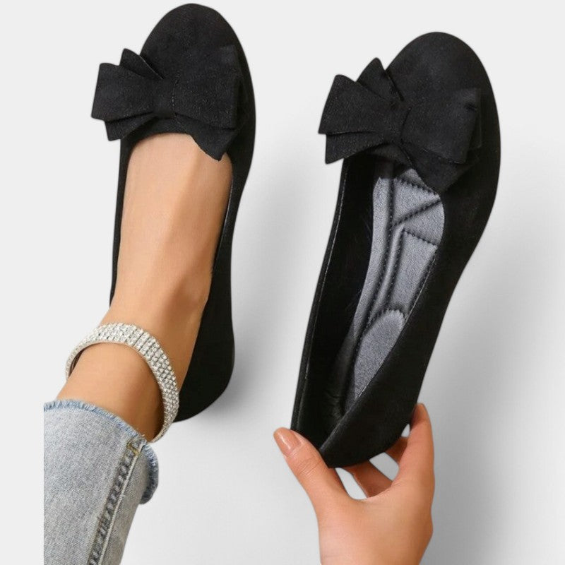 Gleame Ballerinas - Instappers voor dames met strik in diverse kleuren