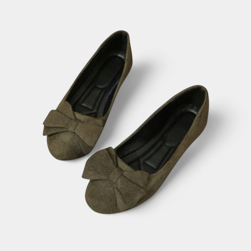 Gleame Ballerinas - Instappers voor dames met strik in diverse kleuren