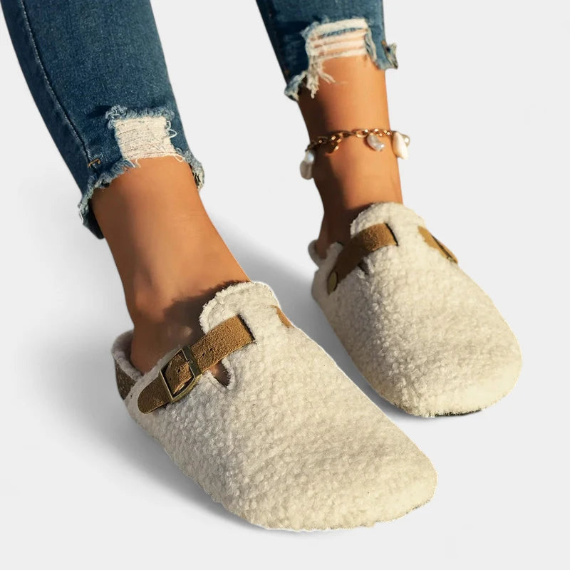Gleame.-Schoenen-Gleame Pantoffels - Comfortabele instappantoffels voor dames met warme teddylook