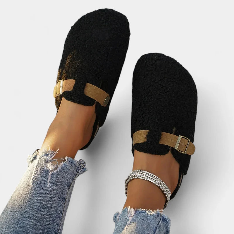 Gleame.-Schoenen-Gleame Pantoffels - Comfortabele instappantoffels voor dames met warme teddylook