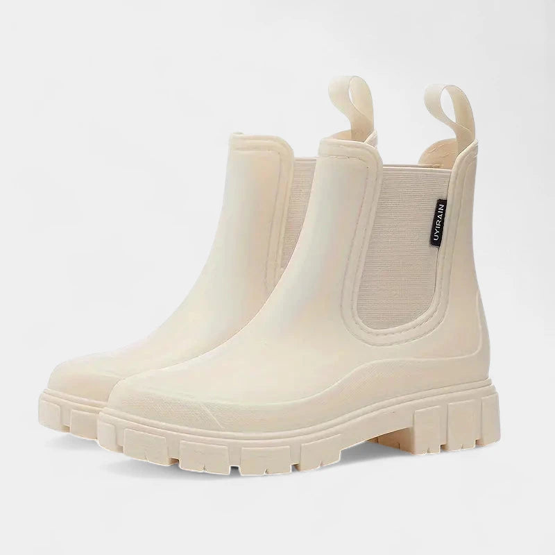 Gleame.-Schoenen-Gleame Regenlaarzen - Waterdichte Chelsea boots voor dames met gripzool