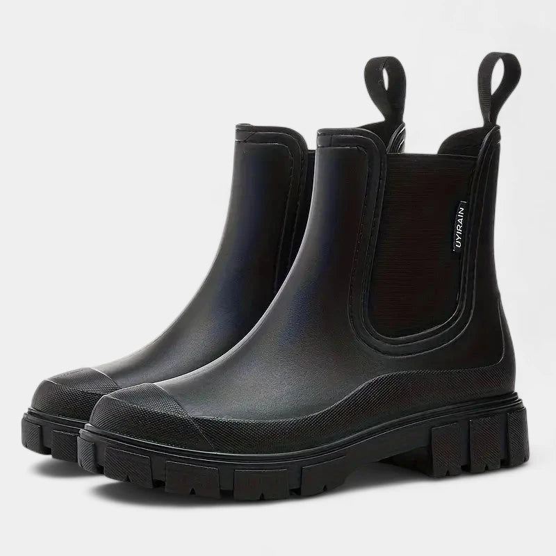 Gleame.-Schoenen-Gleame Regenlaarzen - Waterdichte Chelsea boots voor dames met gripzool
