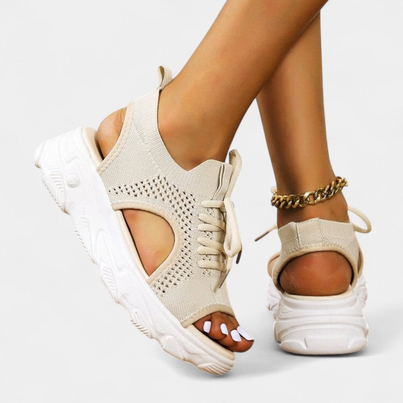 Gleame.-Schoenen-Gleame Sandalen - Comfortabele casual lace-up sandalen