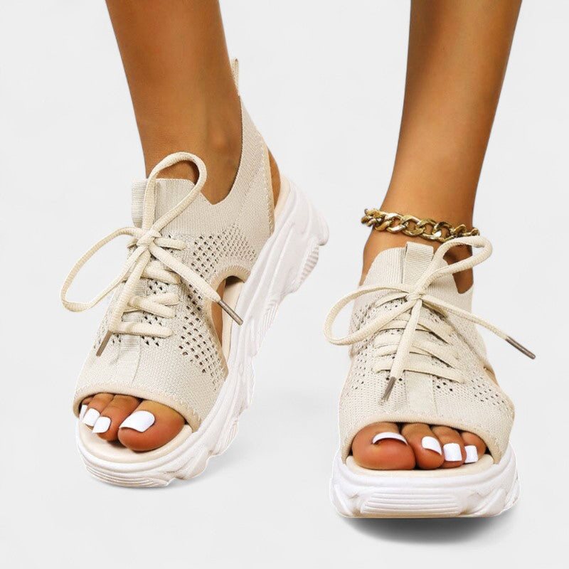 Gleame.-Schoenen-Gleame Sandalen - Comfortabele casual lace-up sandalen