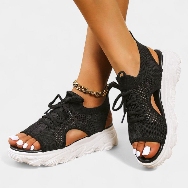 Gleame.-Schoenen-Gleame Sandalen - Comfortabele casual lace-up sandalen