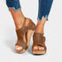 Gleame.-Schoenen-Gleame Sandalen - Dames hoge hak casual sandalen