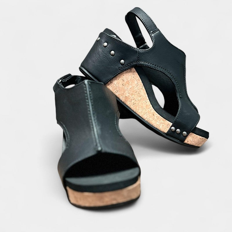 Gleame.-Schoenen-Gleame Sandalen - Dames hoge hak casual sandalen