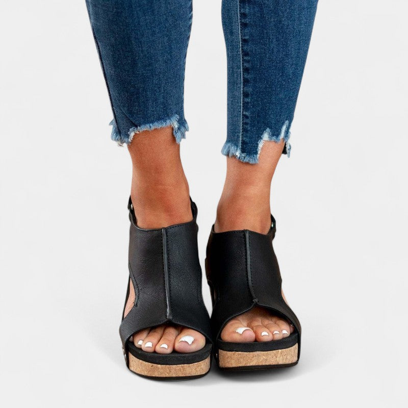 Gleame.-Schoenen-Gleame Sandalen - Dames hoge hak casual sandalen