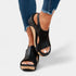 Gleame.-Schoenen-Gleame Sandalen - Dames hoge hak casual sandalen