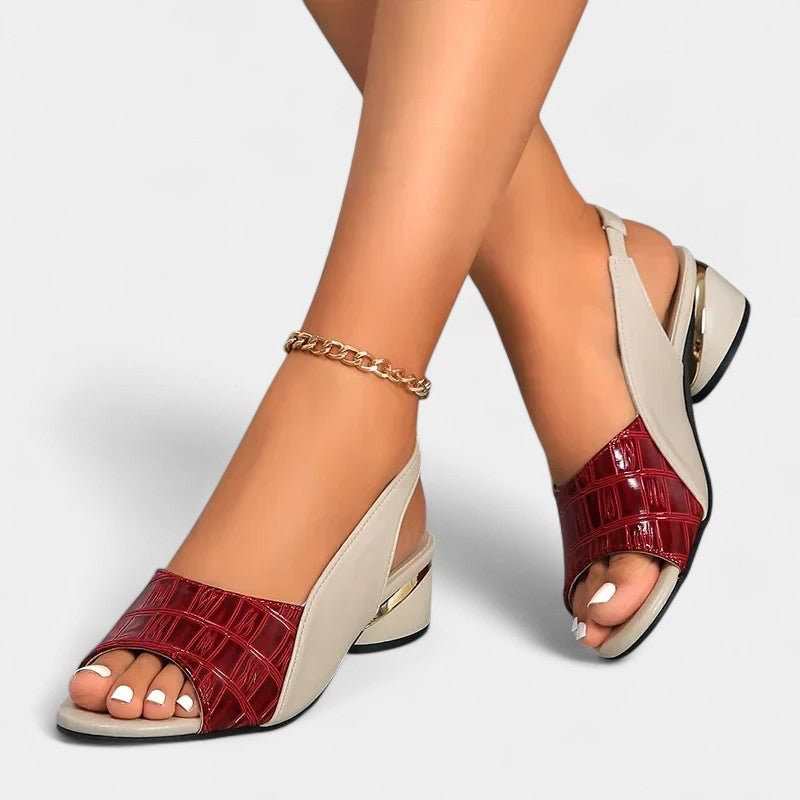 Gleame.-Schoenen-Gleame Sandalen - Luxe casual hakken met stijlvol ontwerp