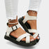 Gleame.-Schoenen-Gleame Sandalen - PU leren platform sandalen voor vrouwen