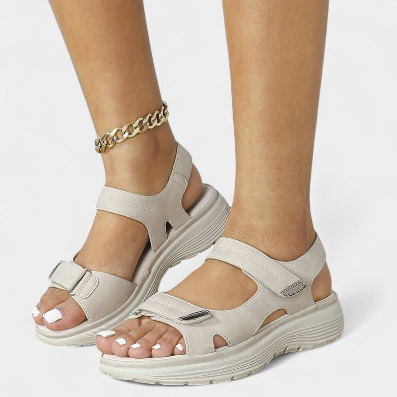 Gleame.-Schoenen-Gleame Sandalen - Vrouwen casual wedge hak sandalen in trendy kleuren