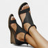 Gleame.-Schoenen-Gleame Sandalen - Vrouwen wedge hak casual sandalen
