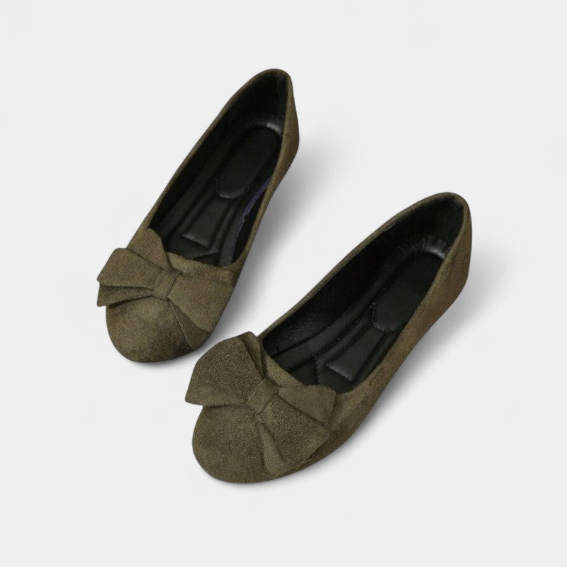 Gleame.-Schoenen-Gleame Schoenen - Dames platte ronde casual schoenen