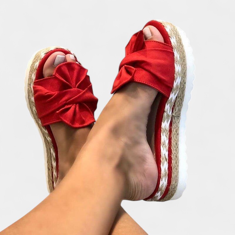 Gleame.-Schoenen-Gleame Slippers - Dames wedge heels voor casual gebruik