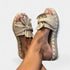 Gleame.-Schoenen-Gleame Slippers - Dames wedge heels voor casual gebruik