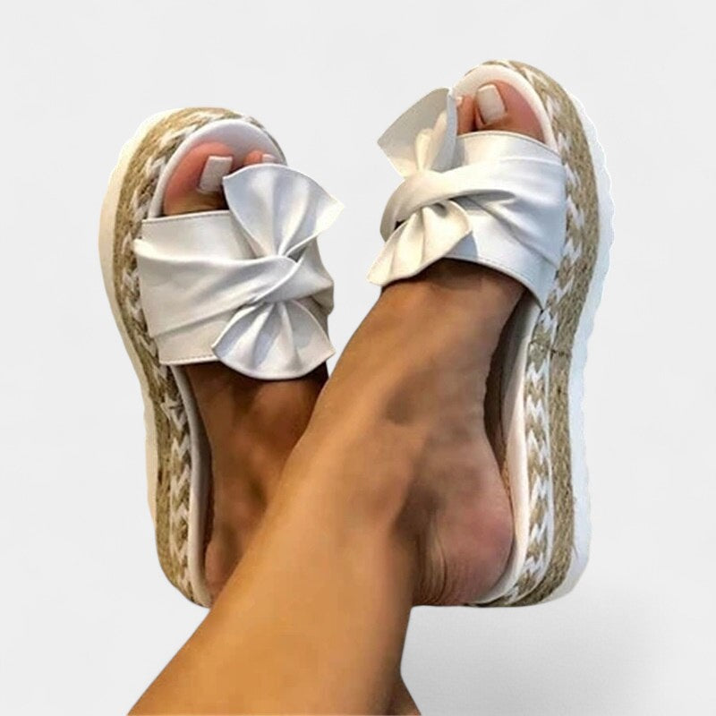 Gleame.-Schoenen-Gleame Slippers - Dames wedge heels voor casual gebruik