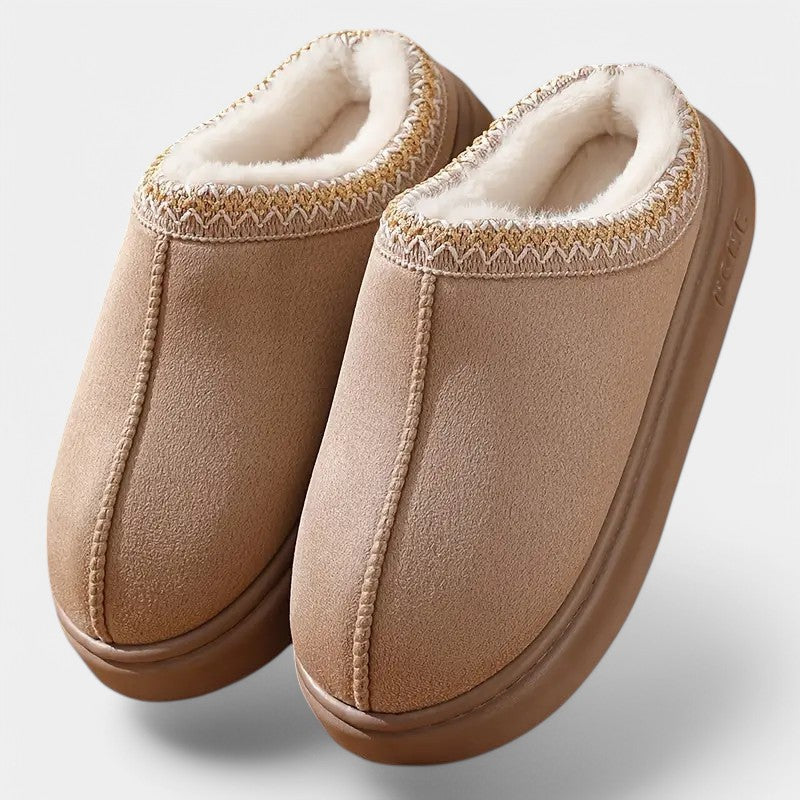 Gleame.-Schoenen-Gleame Slippers - Fashionable fluffy platform slippers voor vrouwen, warm en comfortabel