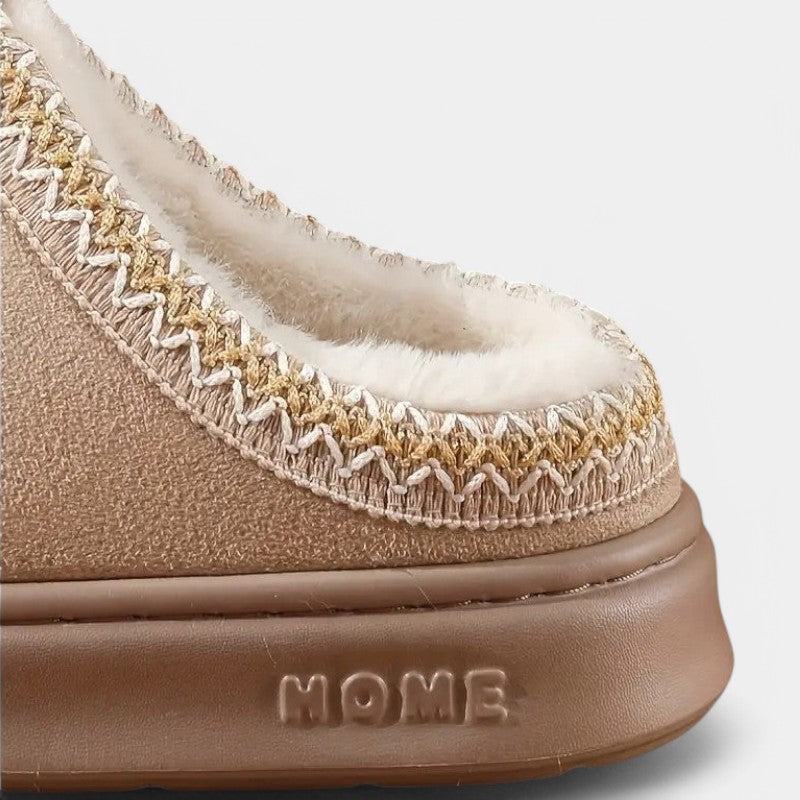 Gleame.-Schoenen-Gleame Slippers - Fashionable fluffy platform slippers voor vrouwen, warm en comfortabel