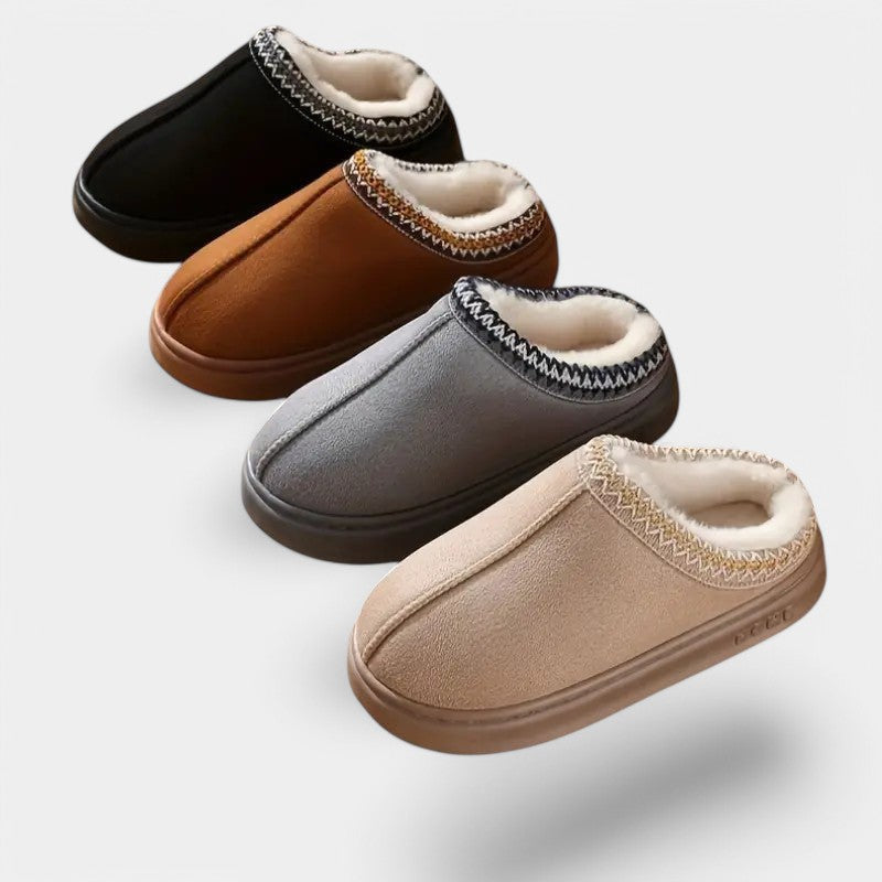Gleame.-Schoenen-Gleame Slippers - Fashionable fluffy platform slippers voor vrouwen, warm en comfortabel