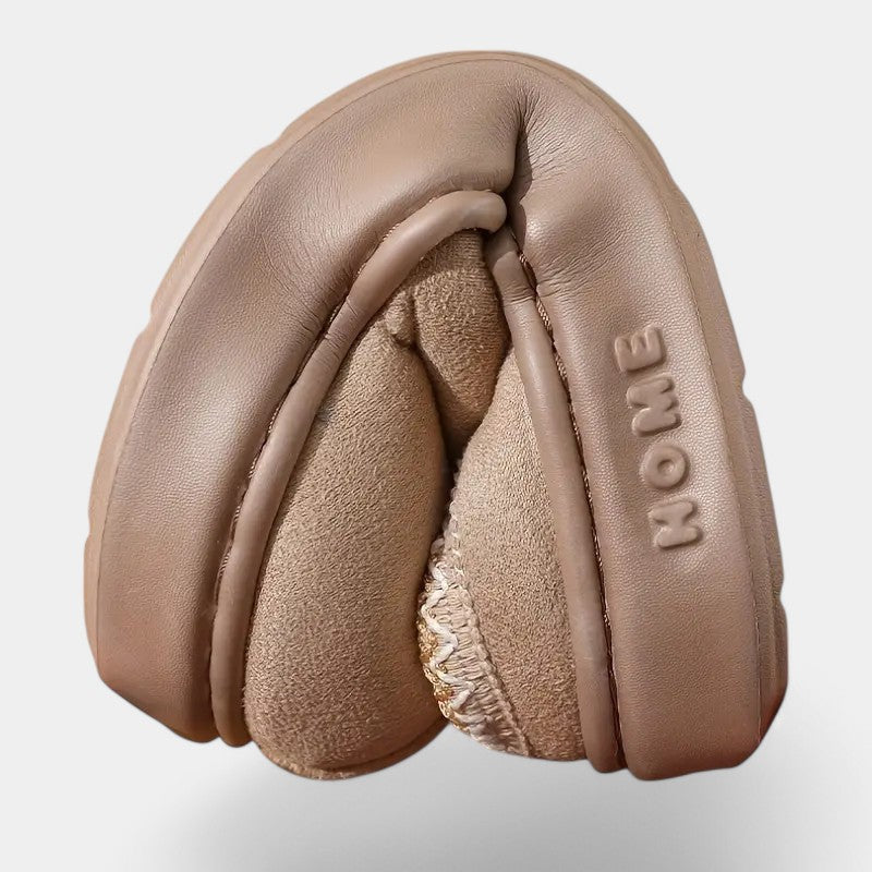 Gleame.-Schoenen-Gleame Slippers - Fashionable fluffy platform slippers voor vrouwen, warm en comfortabel