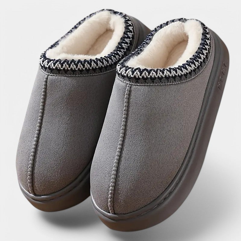 Gleame.-Schoenen-Gleame Slippers - Fashionable fluffy platform slippers voor vrouwen, warm en comfortabel