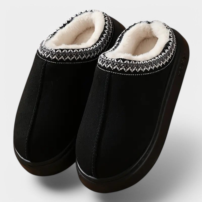 Gleame.-Schoenen-Gleame Slippers - Fashionable fluffy platform slippers voor vrouwen, warm en comfortabel