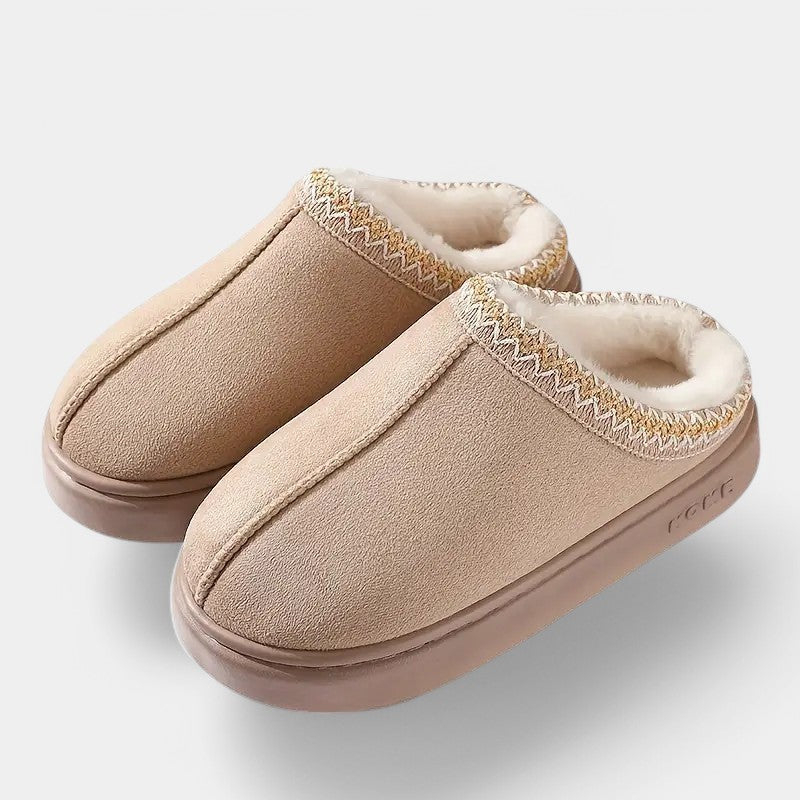 Gleame.-Schoenen-Gleame Slippers - Fashionable fluffy platform slippers voor vrouwen, warm en comfortabel