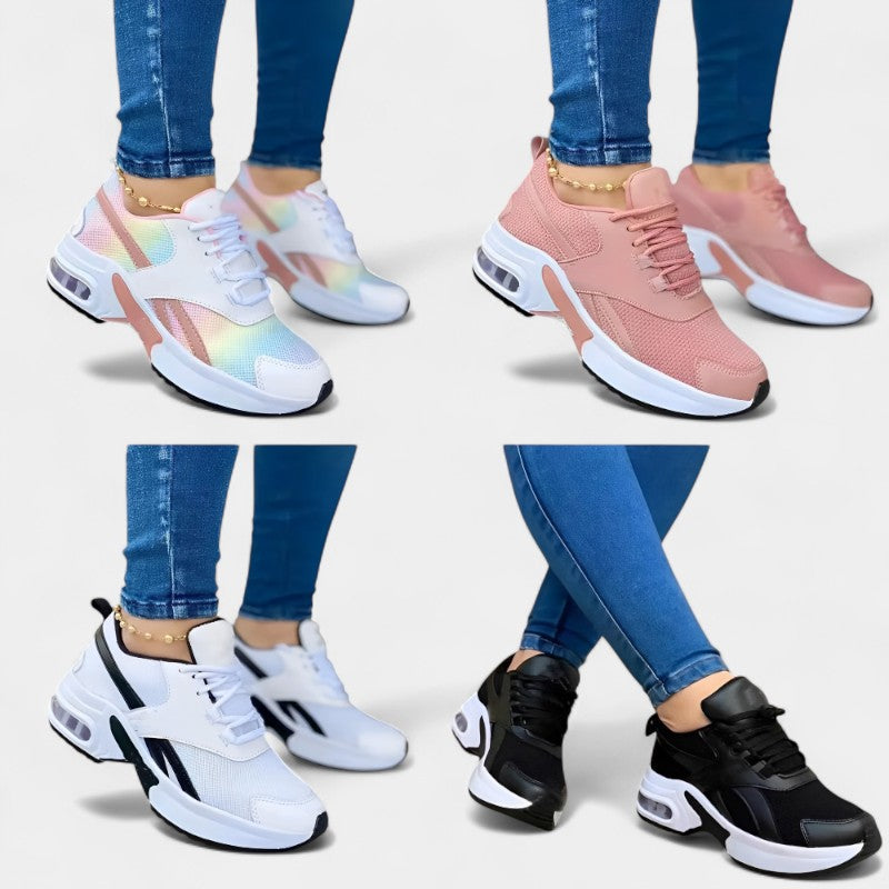 Gleame.-Schoenen-Gleame Sneakers - Casual dames sneakers met vetersluiting