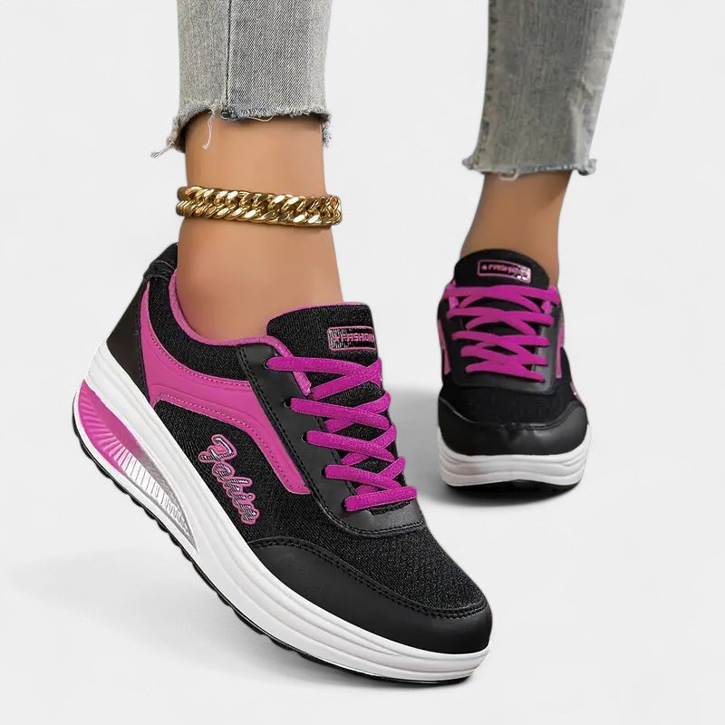 Gleame.-Schoenen-Gleame Sneakers - Comfortabele casual lace-up sneakers voor dames