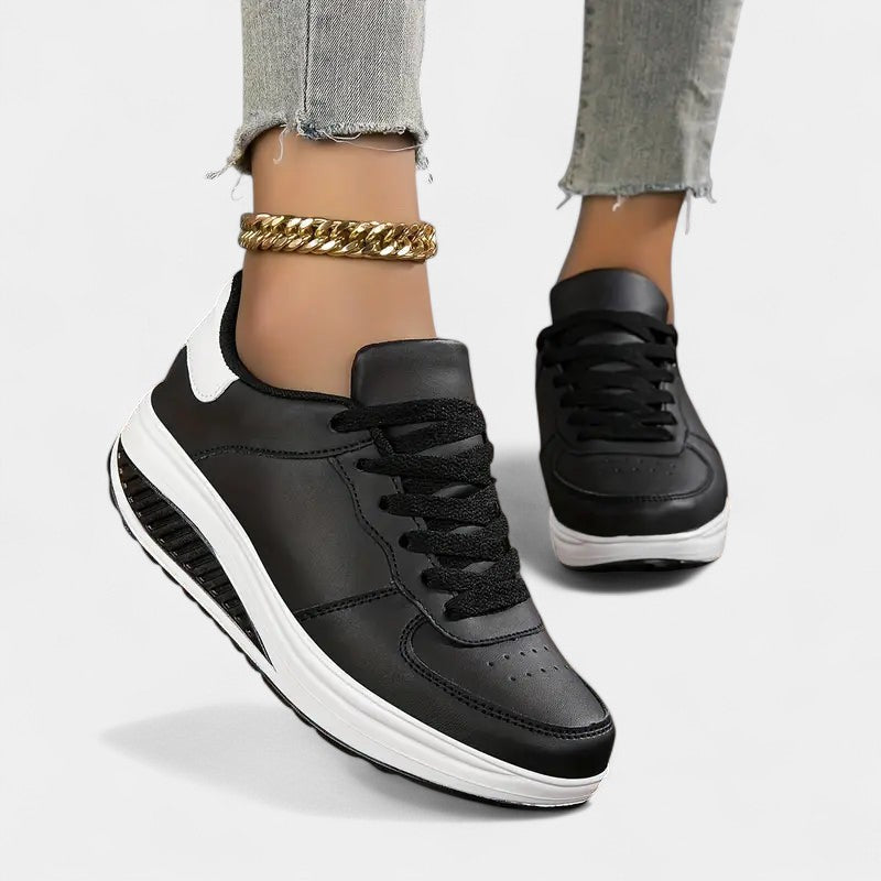 Gleame.-Schoenen-Gleame Sneakers - Comfortabele casual lace-up sneakers voor dames