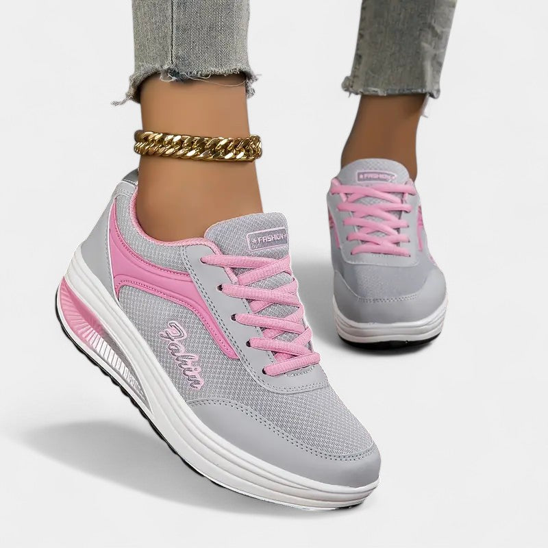 Gleame.-Schoenen-Gleame Sneakers - Comfortabele casual lace-up sneakers voor dames