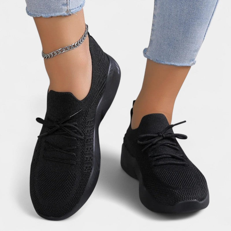 Gleame.-Schoenen-Gleame Sneakers - Mesh ademende casual sneakers met veters