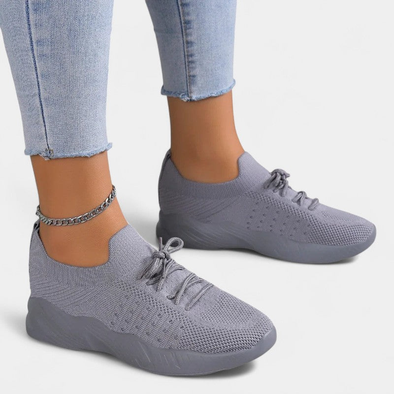 Gleame.-Schoenen-Gleame Sneakers - Mesh ademende casual sneakers met veters