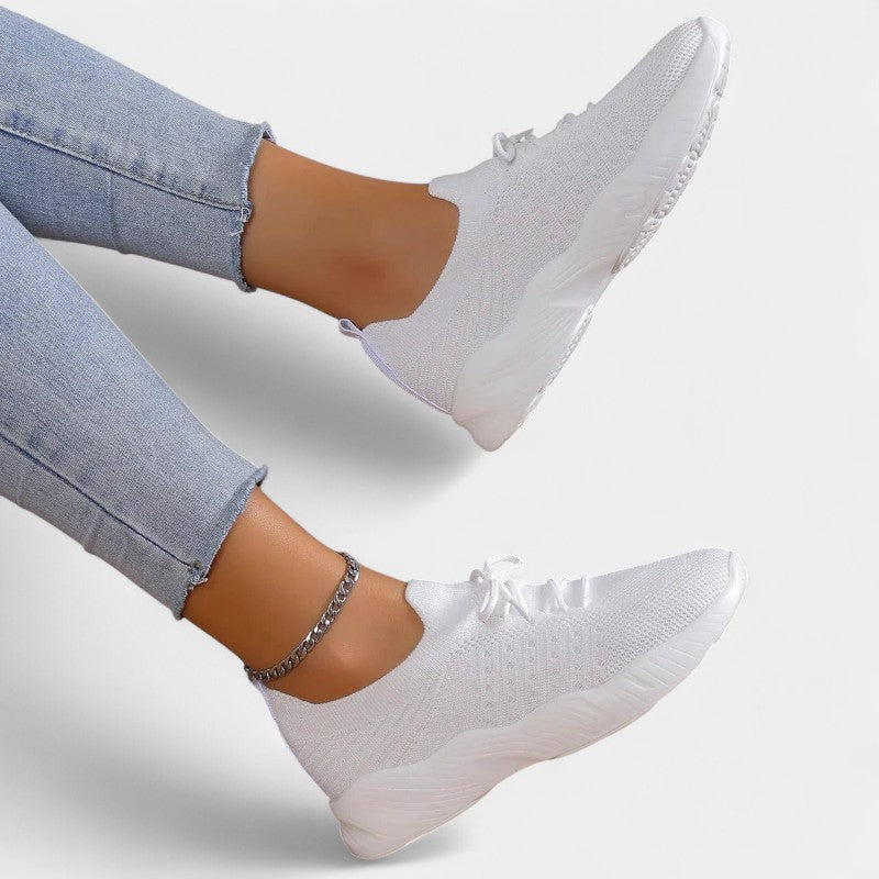 Gleame.-Schoenen-Gleame Sneakers - Mesh ademende casual sneakers met veters