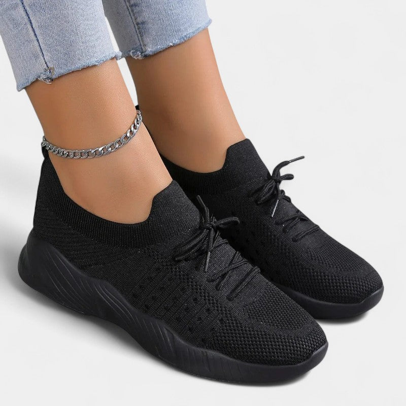 Gleame.-Schoenen-Gleame Sneakers - Mesh ademende casual sneakers met veters
