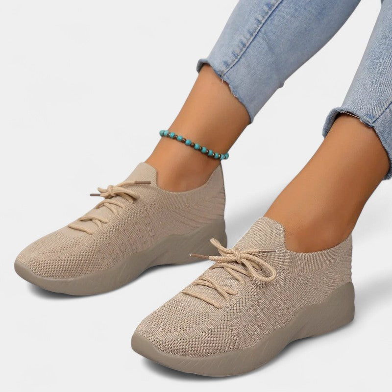 Gleame.-Schoenen-Gleame Sneakers - Mesh ademende casual sneakers met veters